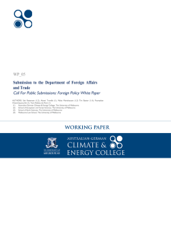 Australian German Climate and Energy College
