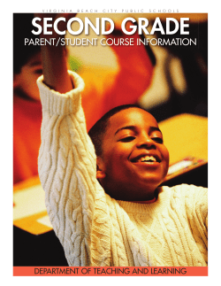 Second Grade - Virginia Beach City Public Schools