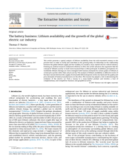 The battery business: Lithium availability and