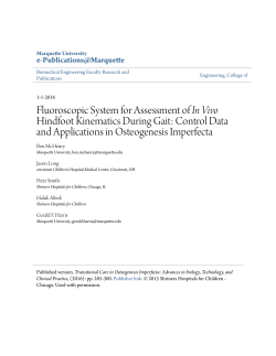 Fluoroscopic System for Assessment of In Vivo Hindfoot Kinematics