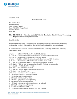 1 - Ontario Energy Board