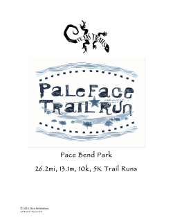 Pace Bend Park 26.2mi, 13.1m, 10k, 5K Trail Runs