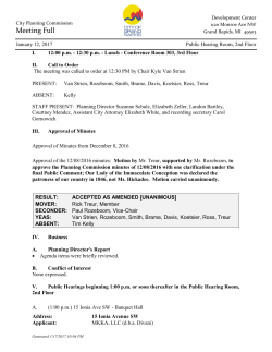 Planning Commission - Grand Rapids, Michigan