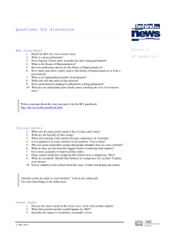 Questions for discussion