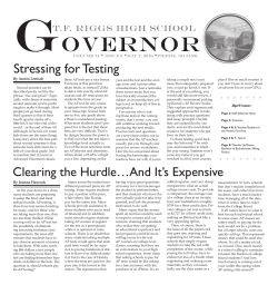 Governor News April 2016 - Pierre School District #32-2