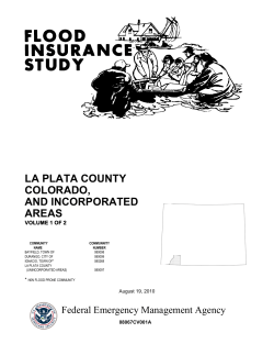 LA PLATA COUNTY COLORADO, AND INCORPORATED AREAS
