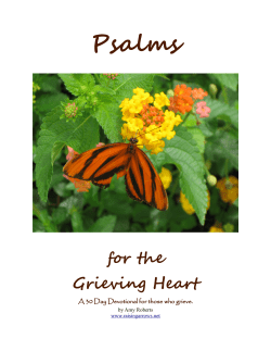 Psalms for the Grieving Heart