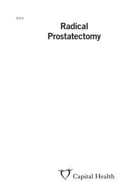 Radical Prostatectomy