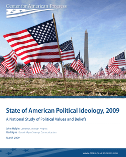 State of American Political Ideology, 2009