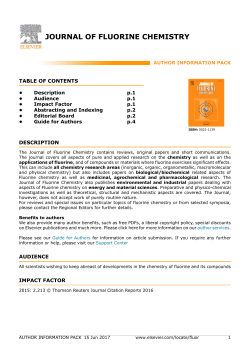 journal of fluorine chemistry