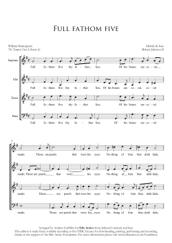 Johnson - Full fathom five