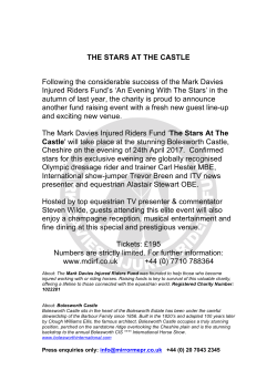 THE STARS AT THE CASTLE Following the considerable success