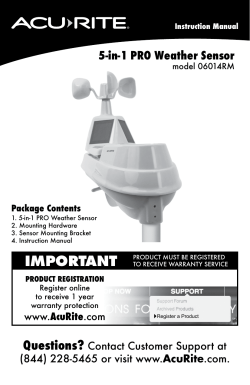 5-in-1 PRO Weather Sensor