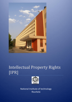 Intellectual Property Rights [IPR]
