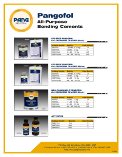 Pangofol - PANG Industrial