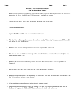Reading Comprehension Questions: