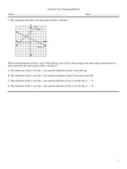 Unit One Test (Transparallellines)
