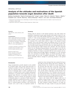 Analysis of the attitudes and motivations of the Spanish