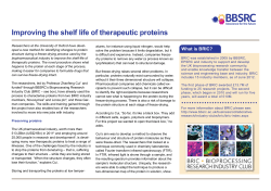 Improving the shelf life of therapeutic proteins