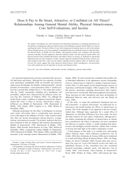 Does It Pay to Be Smart, Attractive, or Confident (or All