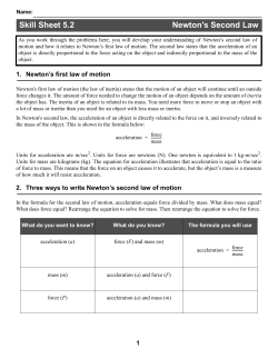 5.2 The Second Law