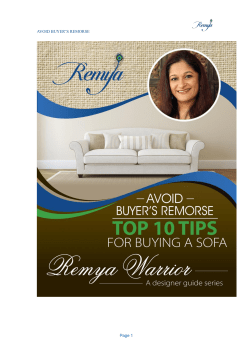 AVOID BUYER`S REMORSE - Remya Warrior Designs