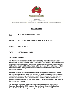 Pistachio Growers Association