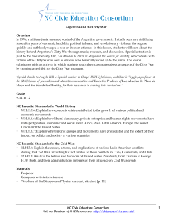 Argentina)and)the)Dirty)War) Overview - Database of K