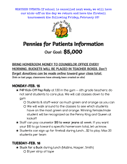 Pennies for Patients Information