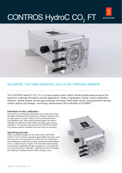 KMCON_Datasheet_HydroC&trade; CO2 FT.indd