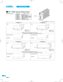PB PMA Series Attachment