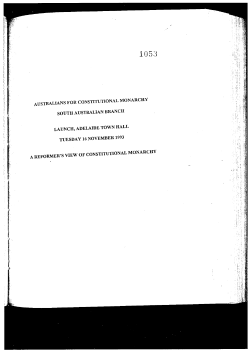 Australians for Constitutional Monarchy