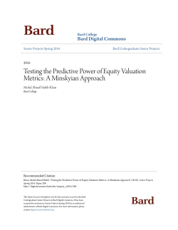 Testing the Predictive Power of Equity Valuation Metrics: A