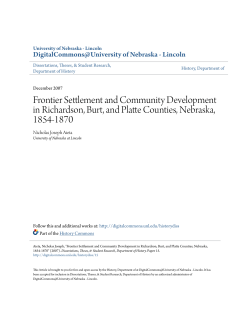 Frontier Settlement and Community Development in Richardson