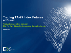 TA-25 Index Futures at Eurex