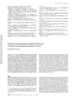 Chemical characterization and subunit structure of human N