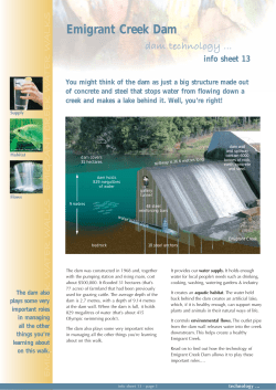 Emigrant Creek Dam (dam technology)