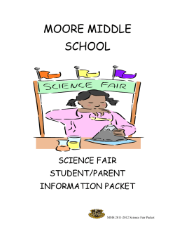 robbie s. moore middle school science fair 2011