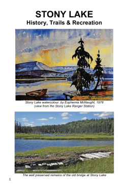 stony lake - Wolverine Nordic and Mountain Society