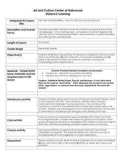 Folk Tales and Storytelling &ndash; How to Craft Your Own Exciting Story