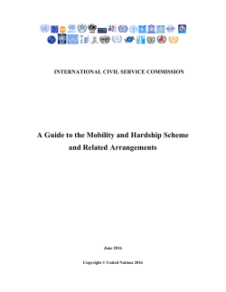 A Guide to the Mobility and Hardship Scheme
