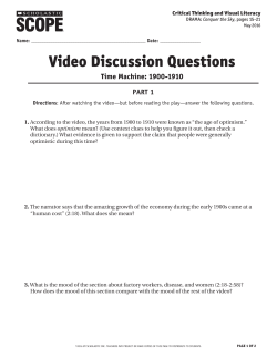 Video Discussion Questions