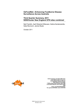 3rd Quarterly Report