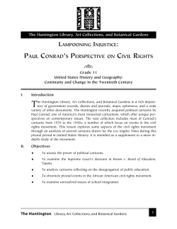 Paul Conrad`s Perspective on Civil Rights
