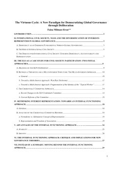 The Virtuous Cycle: A New Paradigm for Democratizing Global