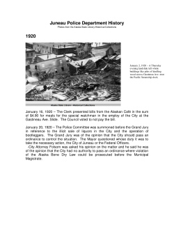 1920-1939 - City and Borough of Juneau
