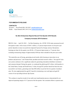 FOR IMMEDIATE RELEASE CONTACTS