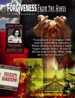 Forgiveness From the Ashes