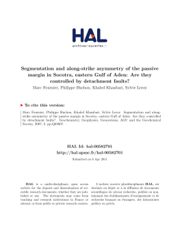 Segmentation and along-strike asymmetry of the passive
