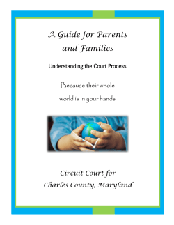 A Guide for Parents and Families